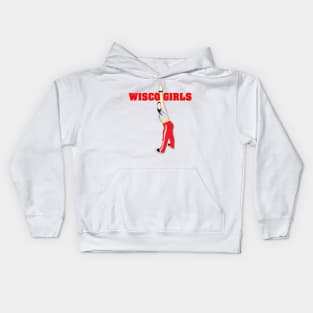 wisco girl 2 Kids Hoodie